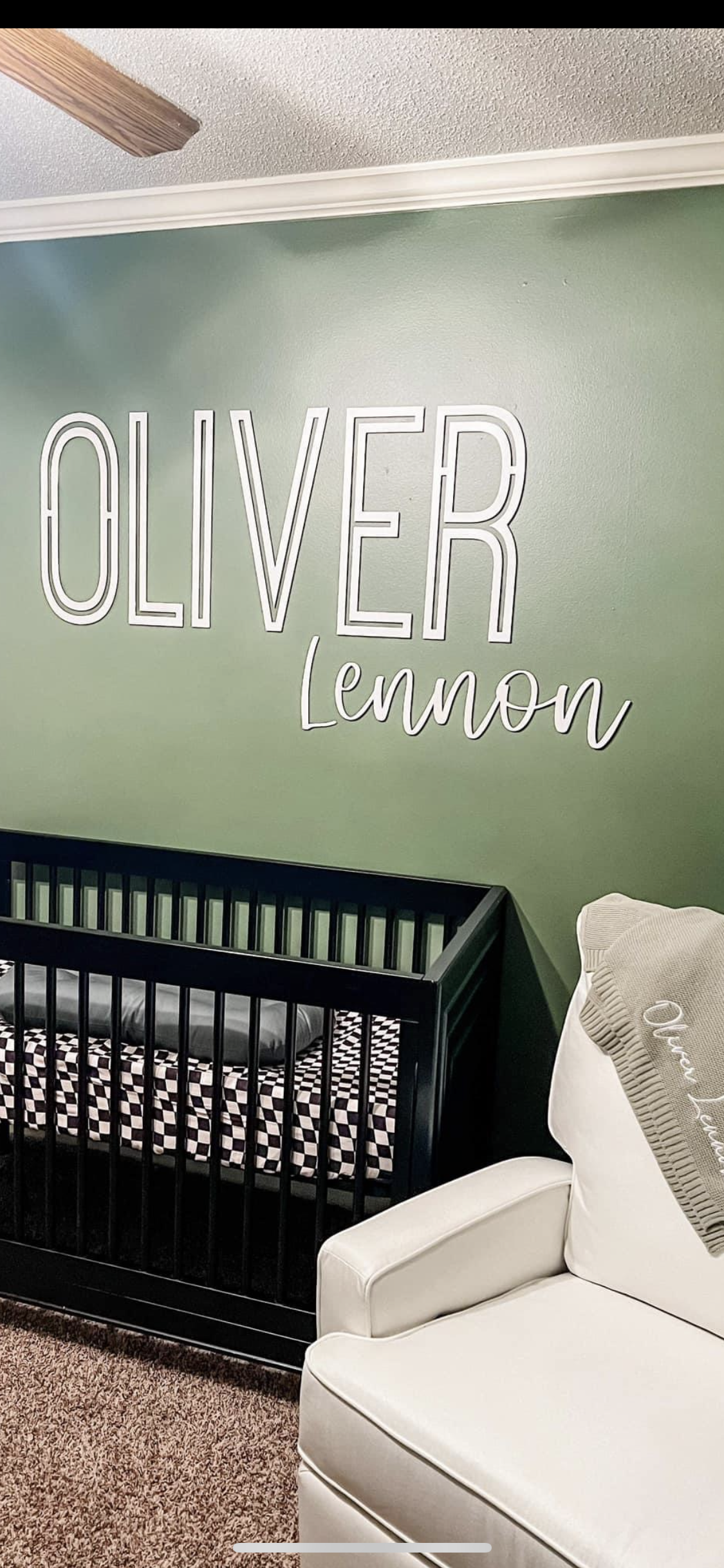 Custom Nursery Sign