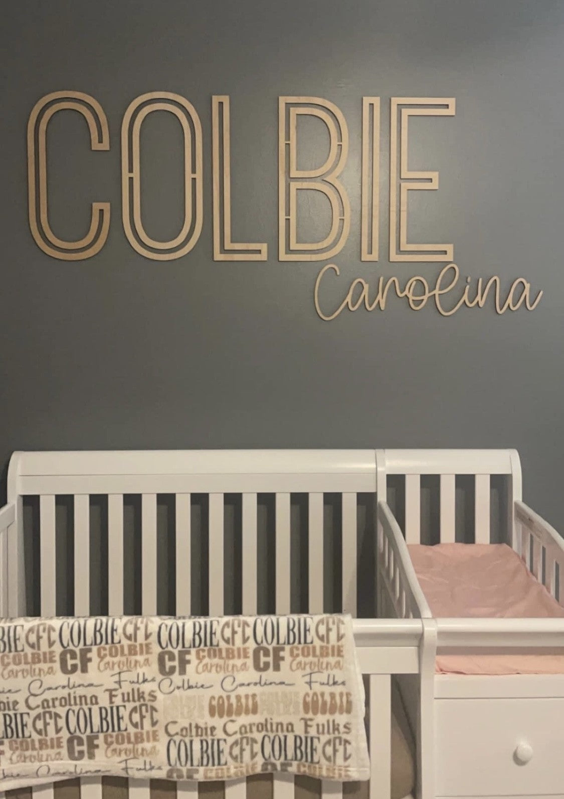 Custom Nursery Sign