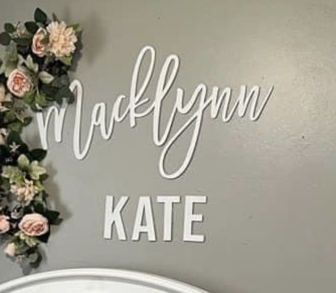 Custom Nursery Sign