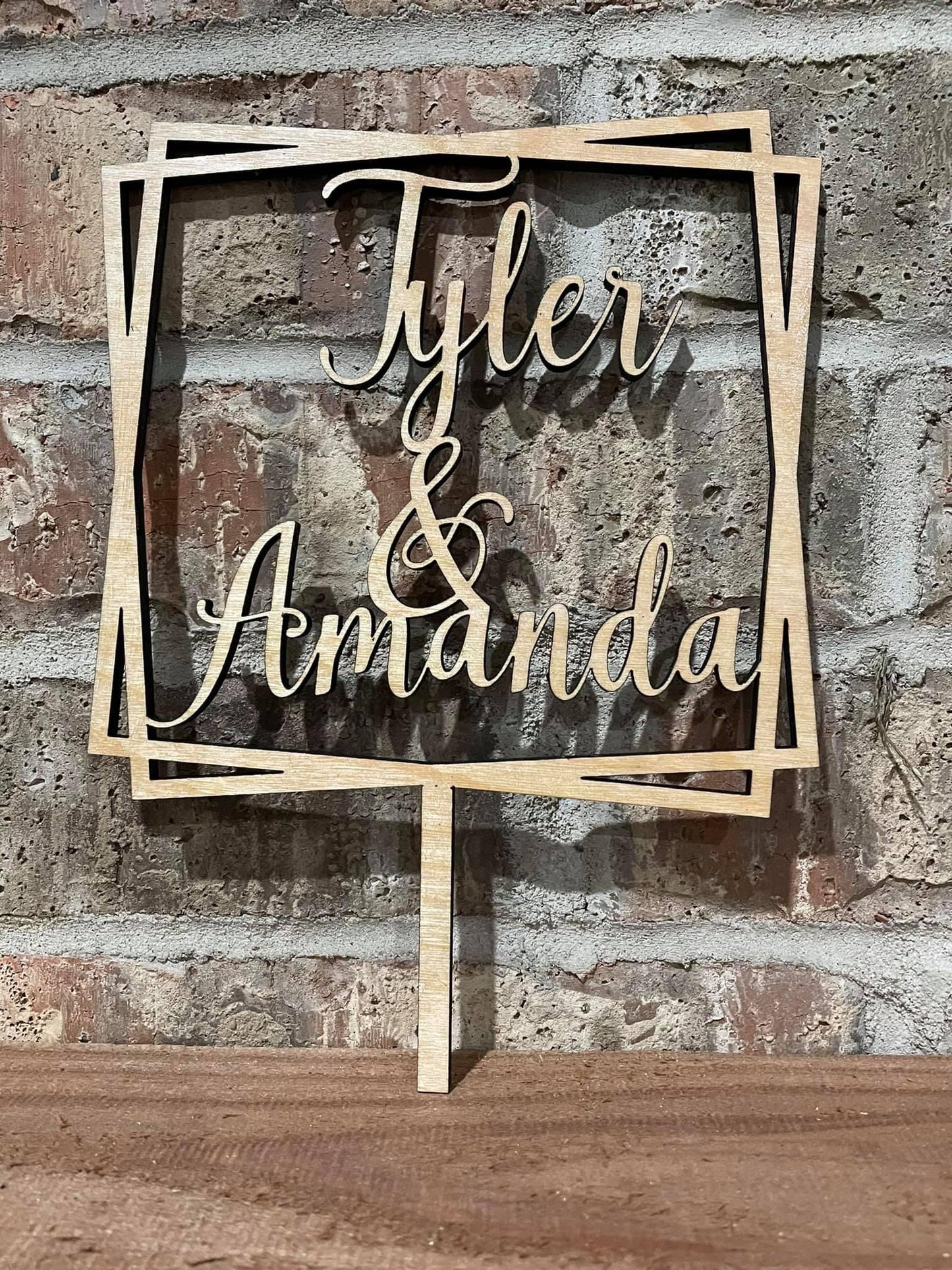 Customized Cake Topper